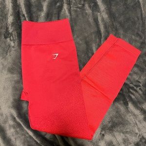 Gymshark Adapt ombré Seamless legging: Red